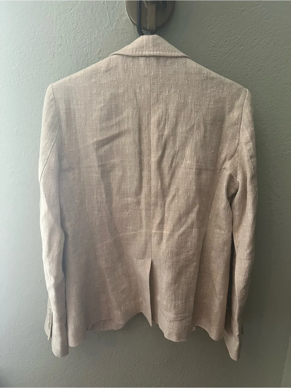 J. Crew Women's Light Beige 100% Linen Blazer